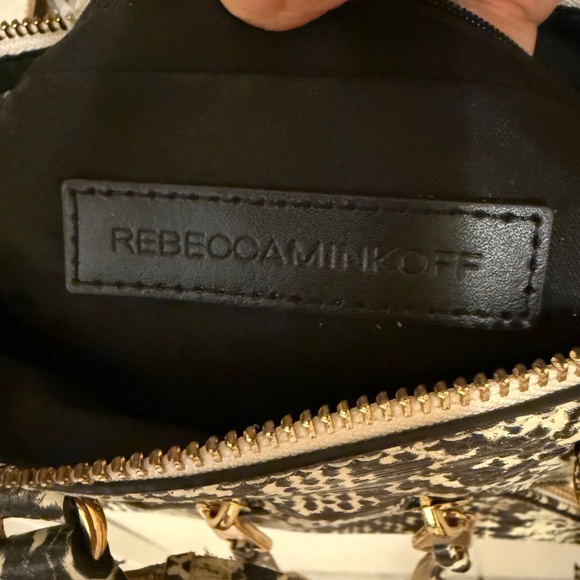 NWOT, REBECCA MINKOFF SNAKESKIN TINY BAG - Picture 8 of 10